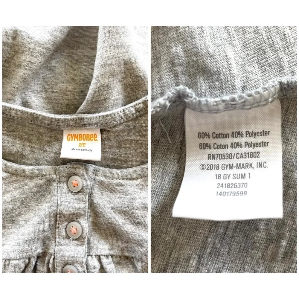 Gymboree Open Shoulder Cotton Top, 2T